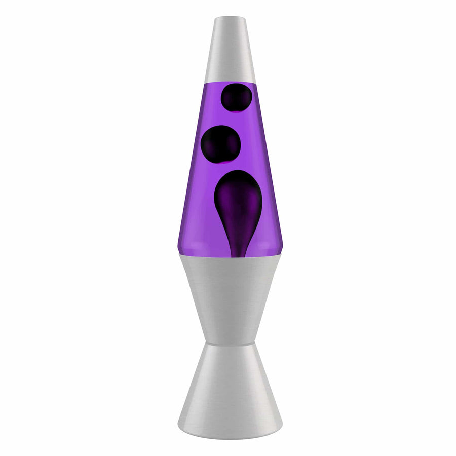 14.5’’ LAVA LAMP – BLACK & PURPLE D0