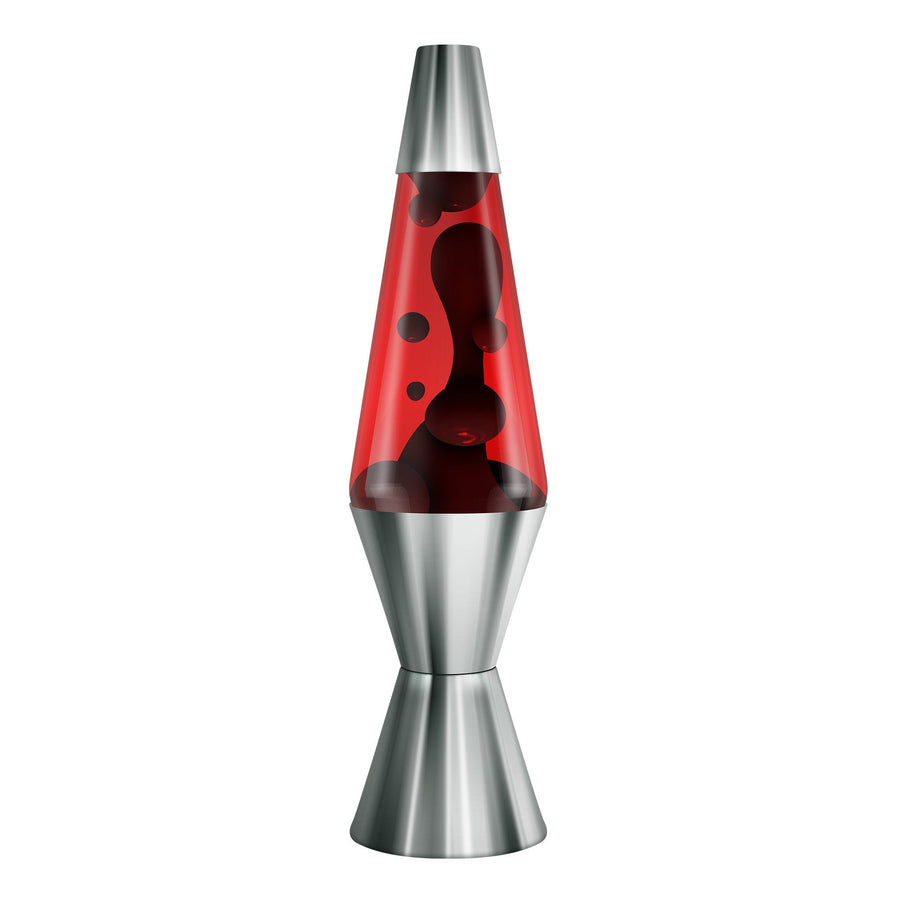 14.5″ LAVA LAMP CHROME PLATED CRIMSON D1