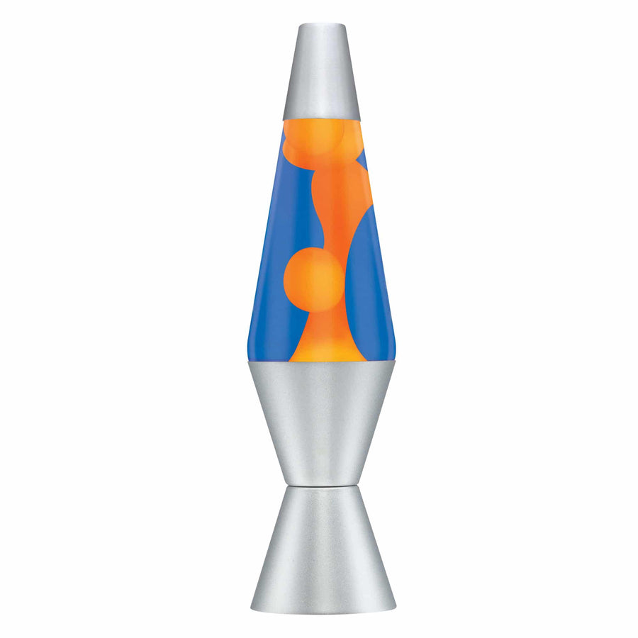 14.5” LAVA LAMP – ORANGE/BLUE/SILVER J3