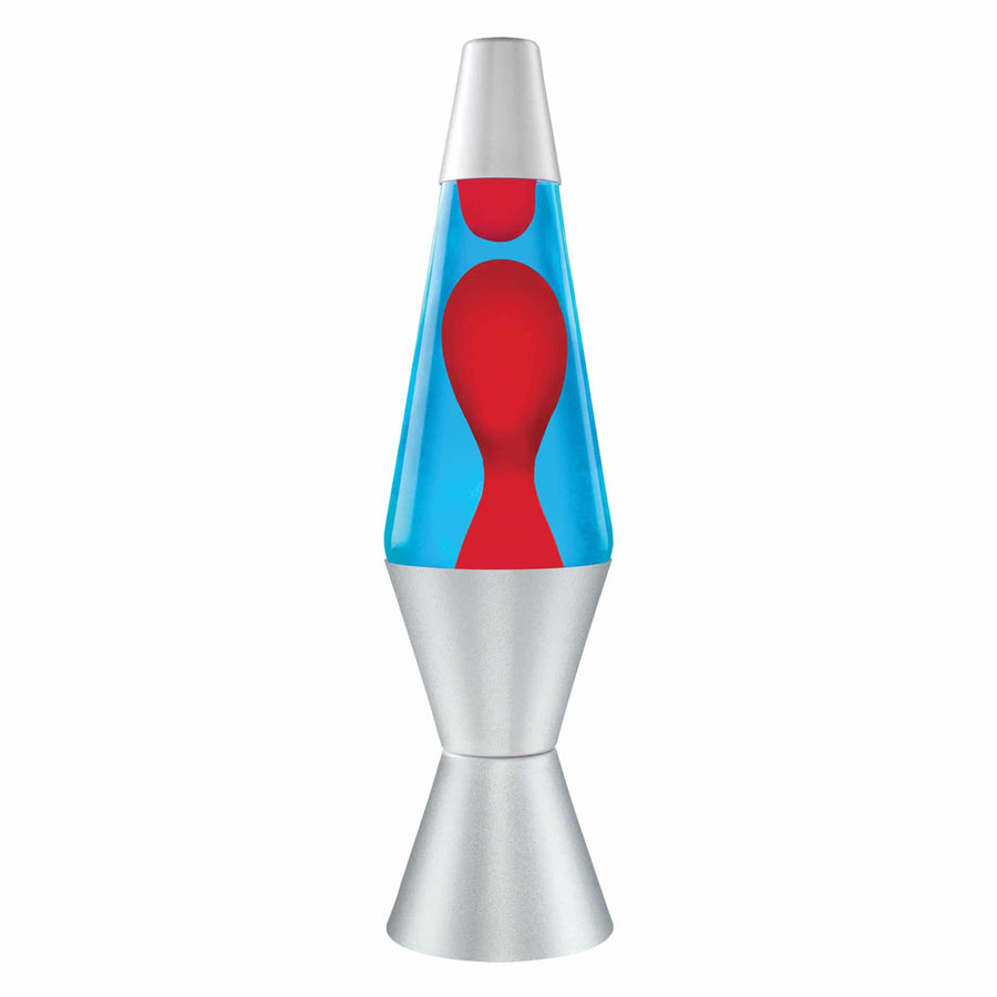 14.5″ LAVA LAMP – RED/BLUE/SILVER E0