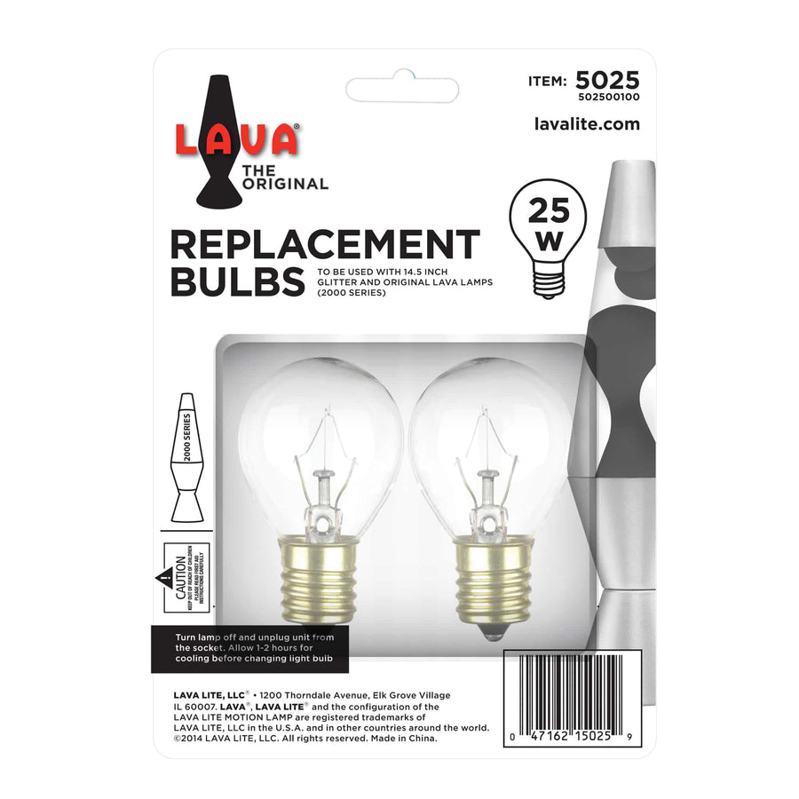 25W LAVA LAMP LIGHT BULB W/TRAY X4