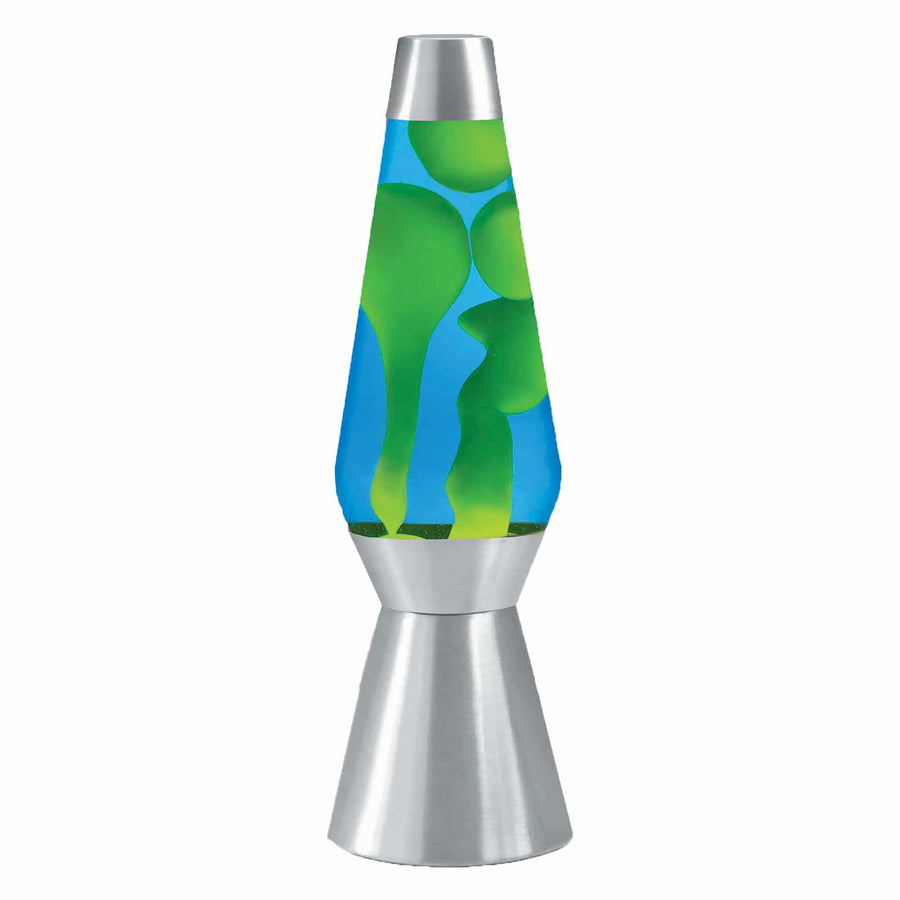 27″ LAVA LAMP GRANDE – YELLOW/BLUE/SILVER F1
